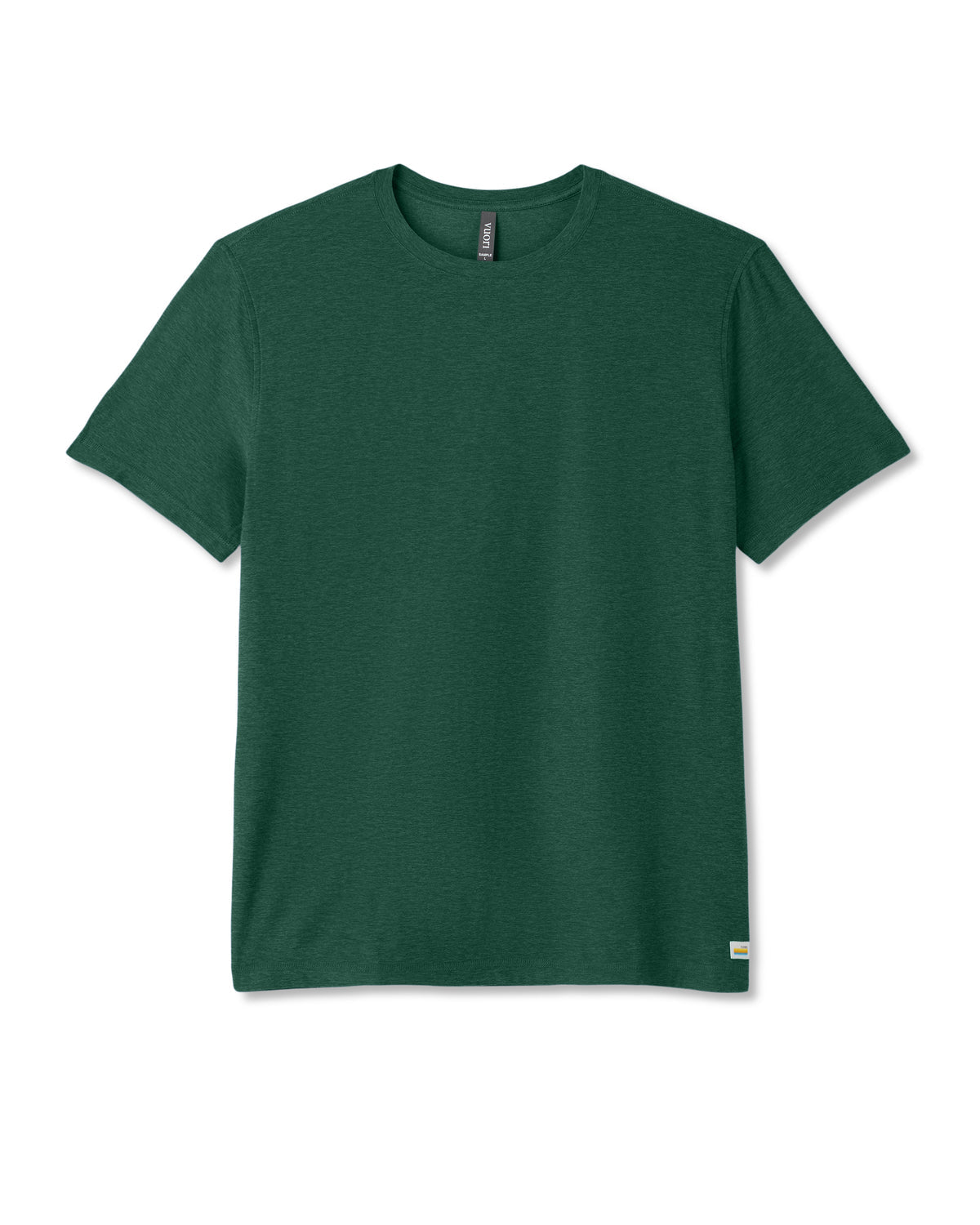 Strato Tech Tee Men's Viridian Heather Performance Shirt - Vuori