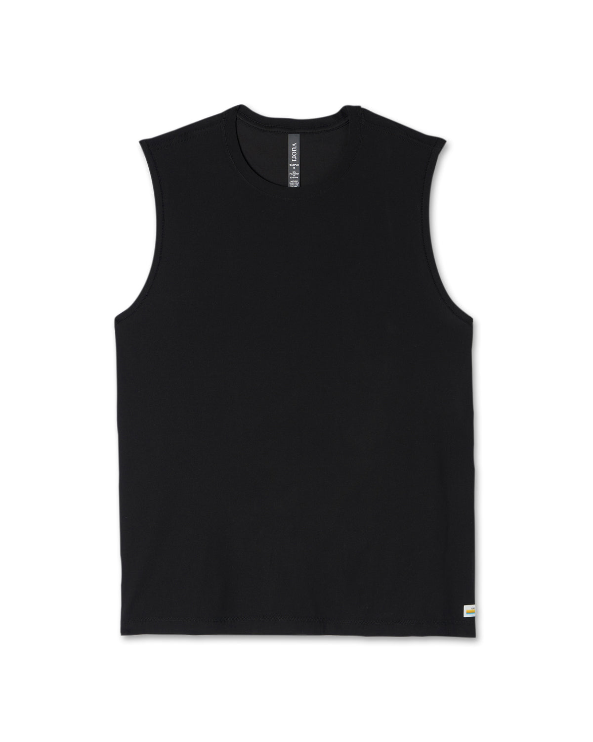 Strato Muscle Tee Men's Black Muscle Shirt - Vuori