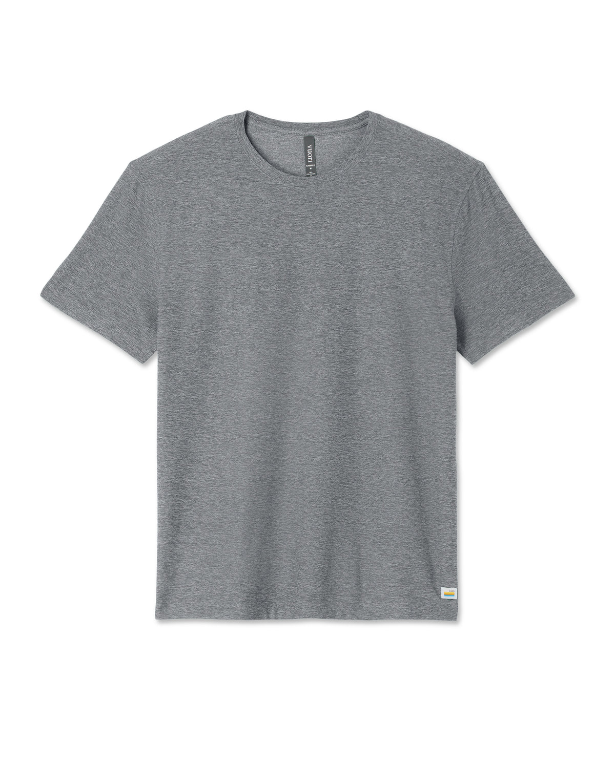 Short Sleeve Strato Tech Tee - Relaxed Fit Heather Grey - Vuori