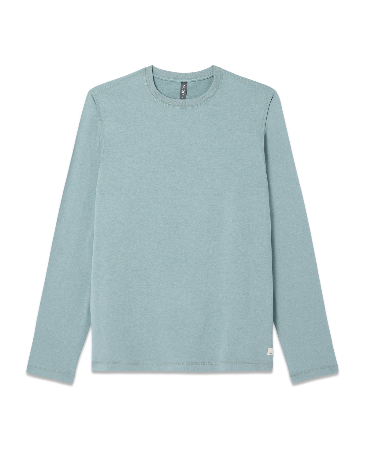 Long Sleeve Ponto Performance Tee Misty Blue Heather - Vuori