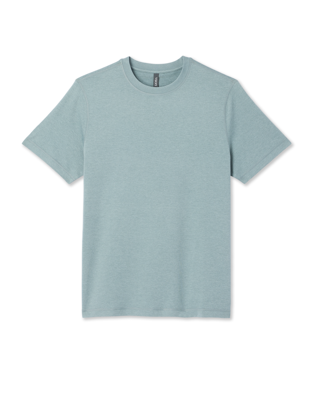 Short Sleeve Ponto Performance Tee Misty Blue Heather - Vuori
