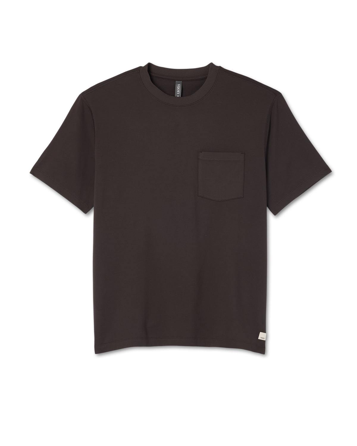 Men's Short Sleeve Ponto Pocket Tee - Relaxed Fit Carbon - Vuori