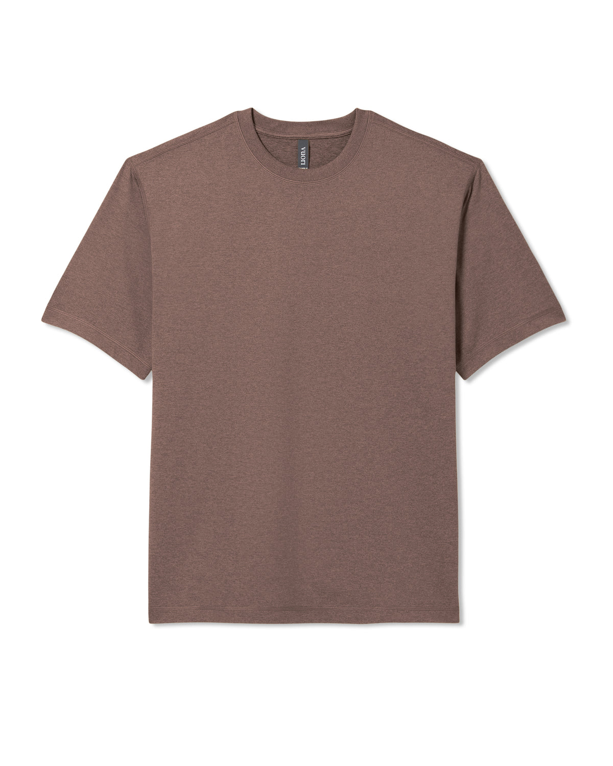 Short Sleeve Ponto Tee - Relaxed Fit Elm Heather - Vuori