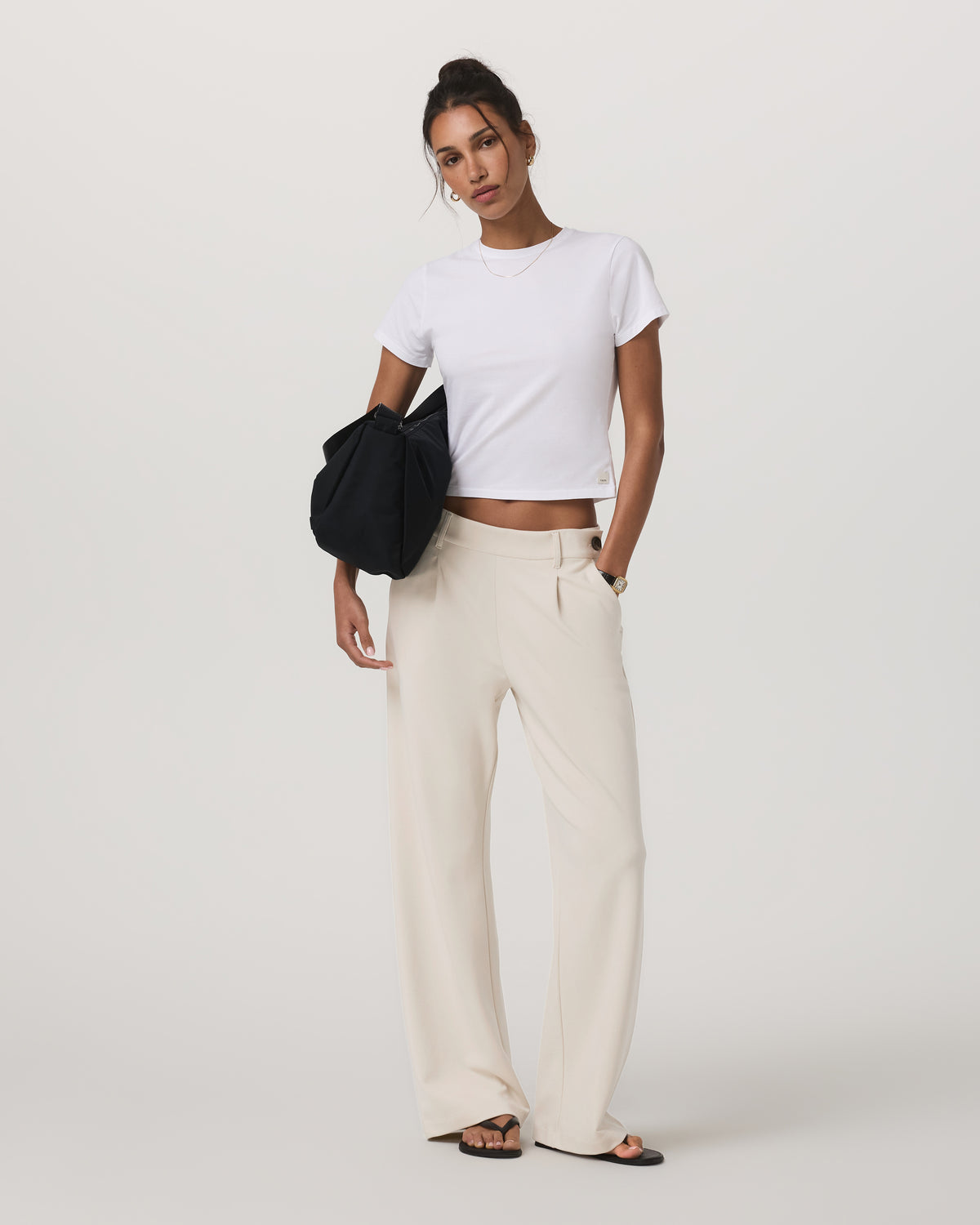 Maven Wideleg Pant Women's Bone Wideleg Pants - Vuori