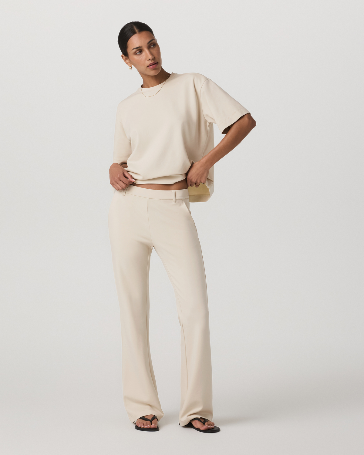 Maven Slim Bootcut Pant Women's Bone Bootcut Pants - Vuori