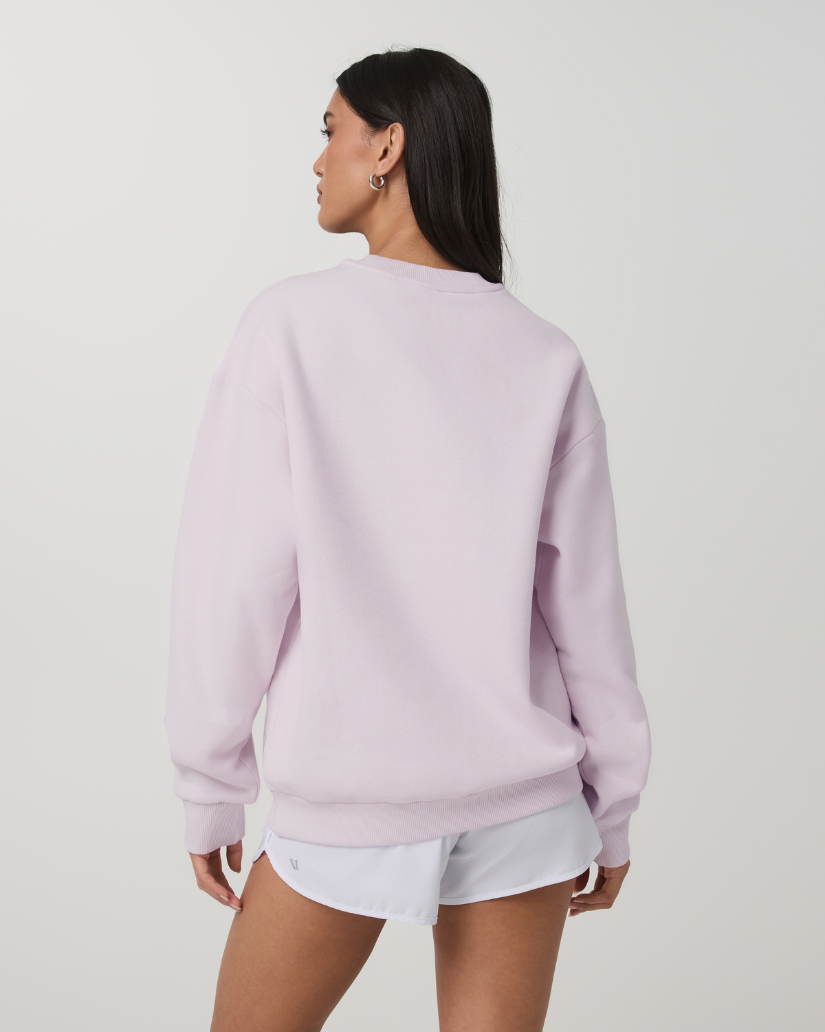 Restore Oversized Crew 2.0 Women's Lilac Breeze Sweatshirt - Vuori