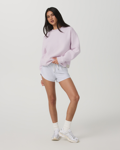 Restore Oversized Crew 2.0 Women's Lilac Breeze Sweatshirt - Vuori
