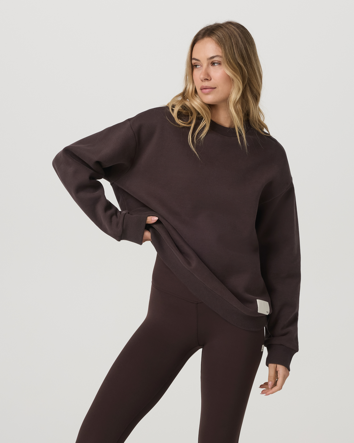 Restore Oversized Crew 2.0 French Roast Sweatshirt - Vuori