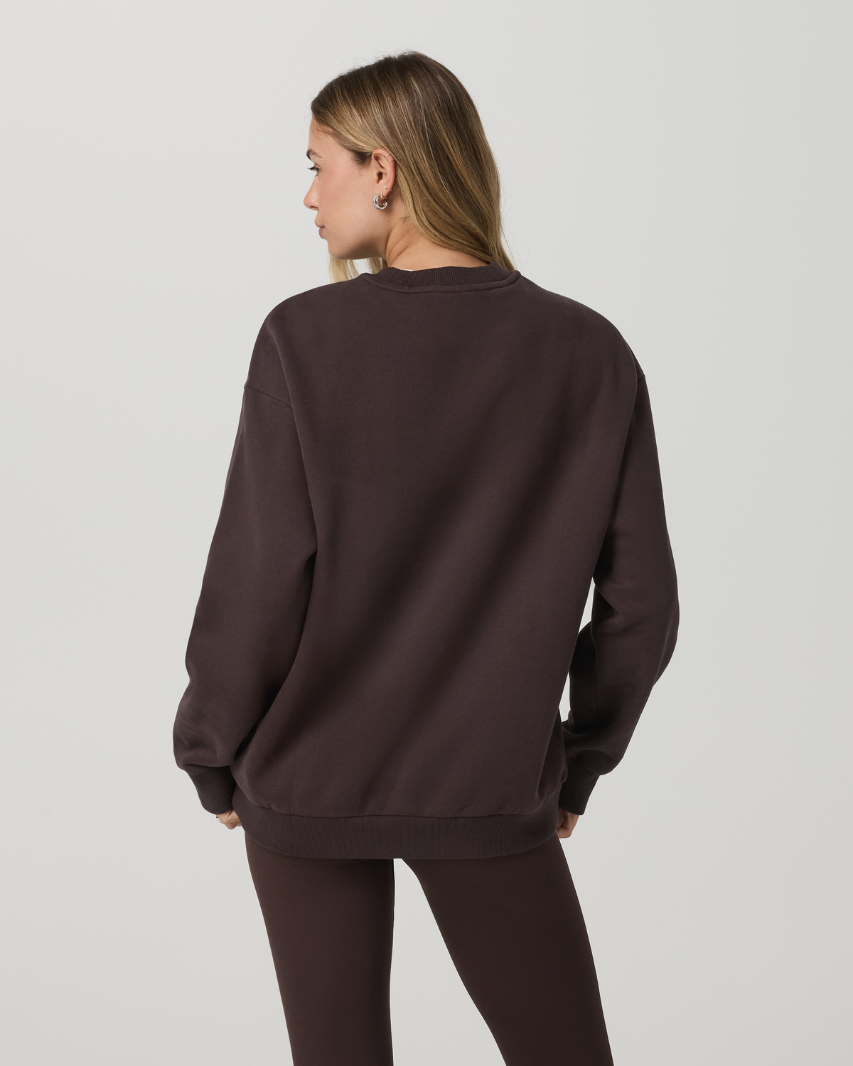 Restore Oversized Crew 2.0 French Roast Sweatshirt - Vuori