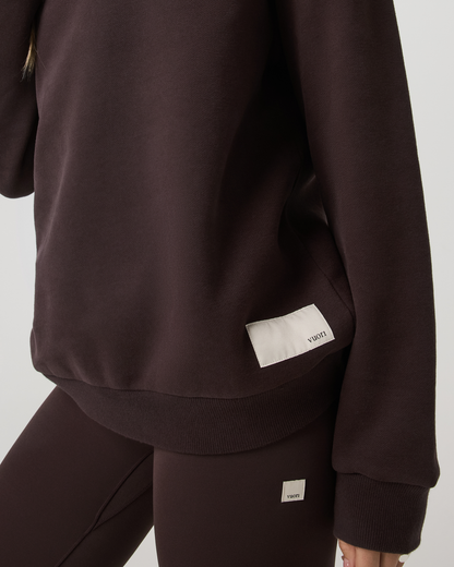 Restore Oversized Crew 2.0 French Roast Sweatshirt - Vuori