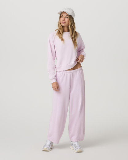 Sedona Seams Crew Women's Lilac Breeze Sweatshirt - Vuori