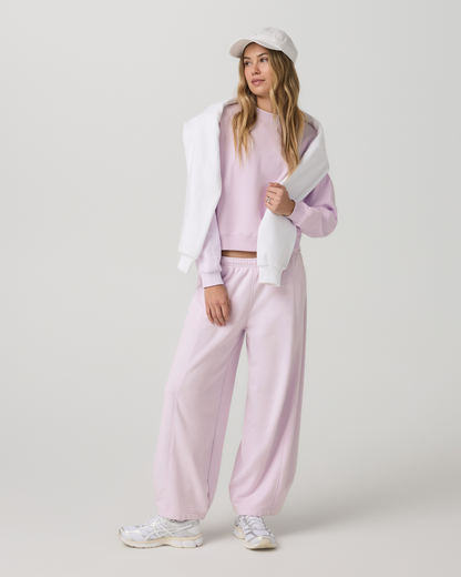 Sedona Seams Crew Women's Lilac Breeze Sweatshirt - Vuori