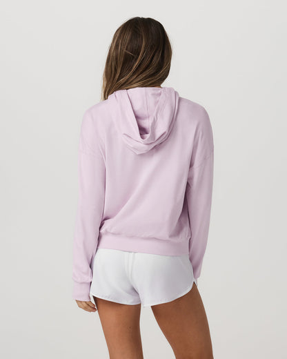 Women's Halo Modern Pullover Hoodie Lilac Breeze Heather - Vuori