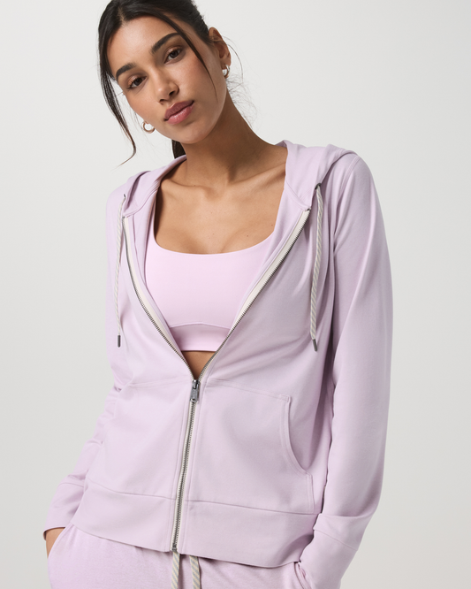 Halo Performance Hoodie 2.0 Lilac Breeze Heather Hoodie - Vuori