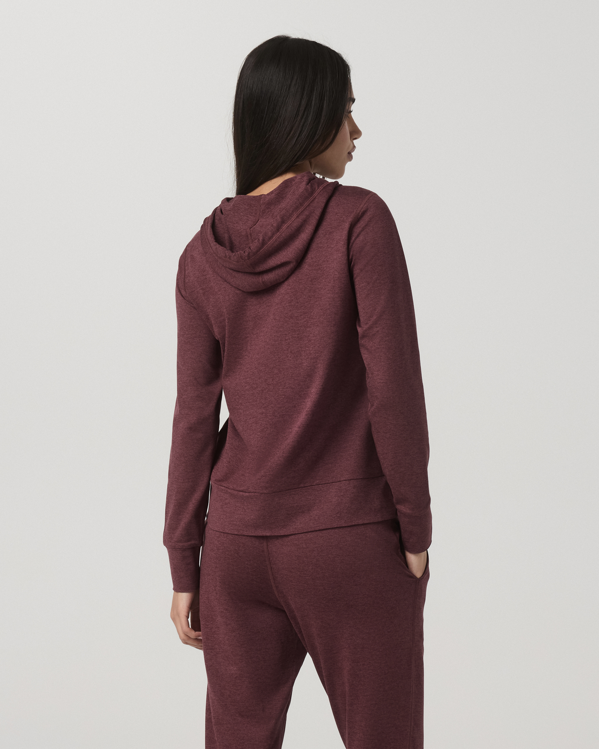 Women's Halo Performance Hoodie 2.0 Fig Heather - Vuori