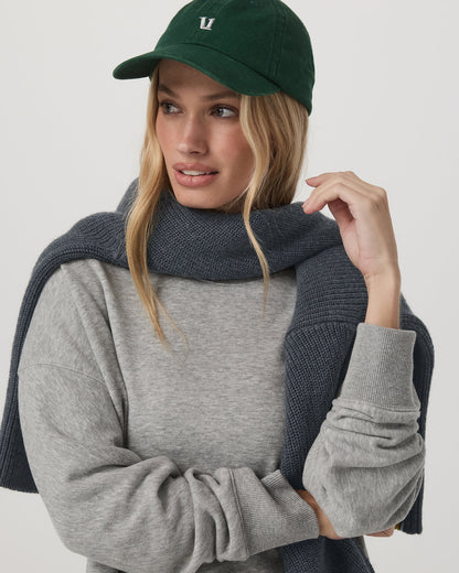 Sedona Weekender Crew Light Heather Grey Crewneck - Vuori