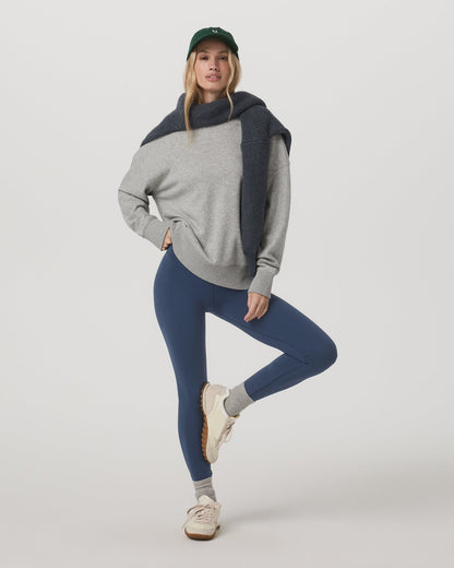 Sedona Weekender Crew Light Heather Grey Crewneck - Vuori