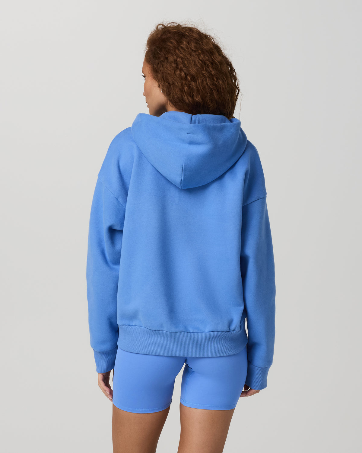 Restore Full Zip Hoodie Riviera Blue Zip-Up Sweater - Vuori