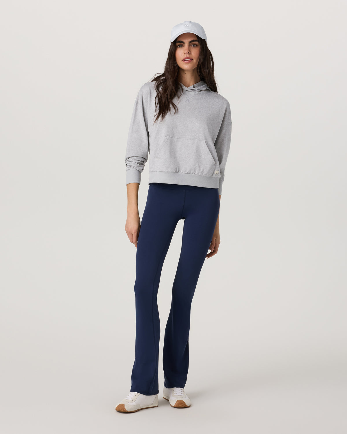 Halo Pullover Hoodie Women's Pale Heather Grey Hoodie - Vuori