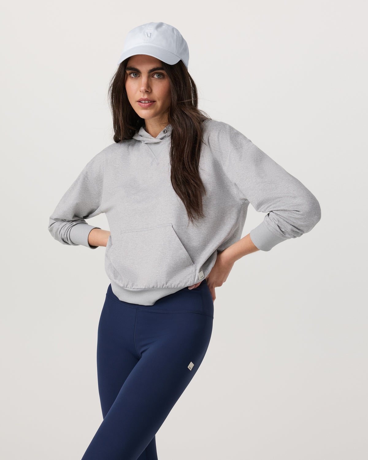 Halo Pullover Hoodie Women's Pale Heather Grey Hoodie - Vuori