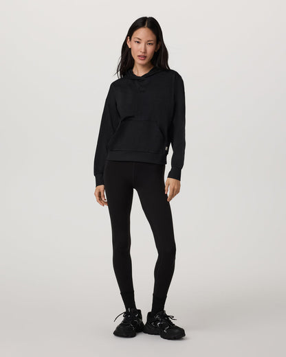 Halo Pullover Hoodie Women's Black Heather Hoodie - Vuori