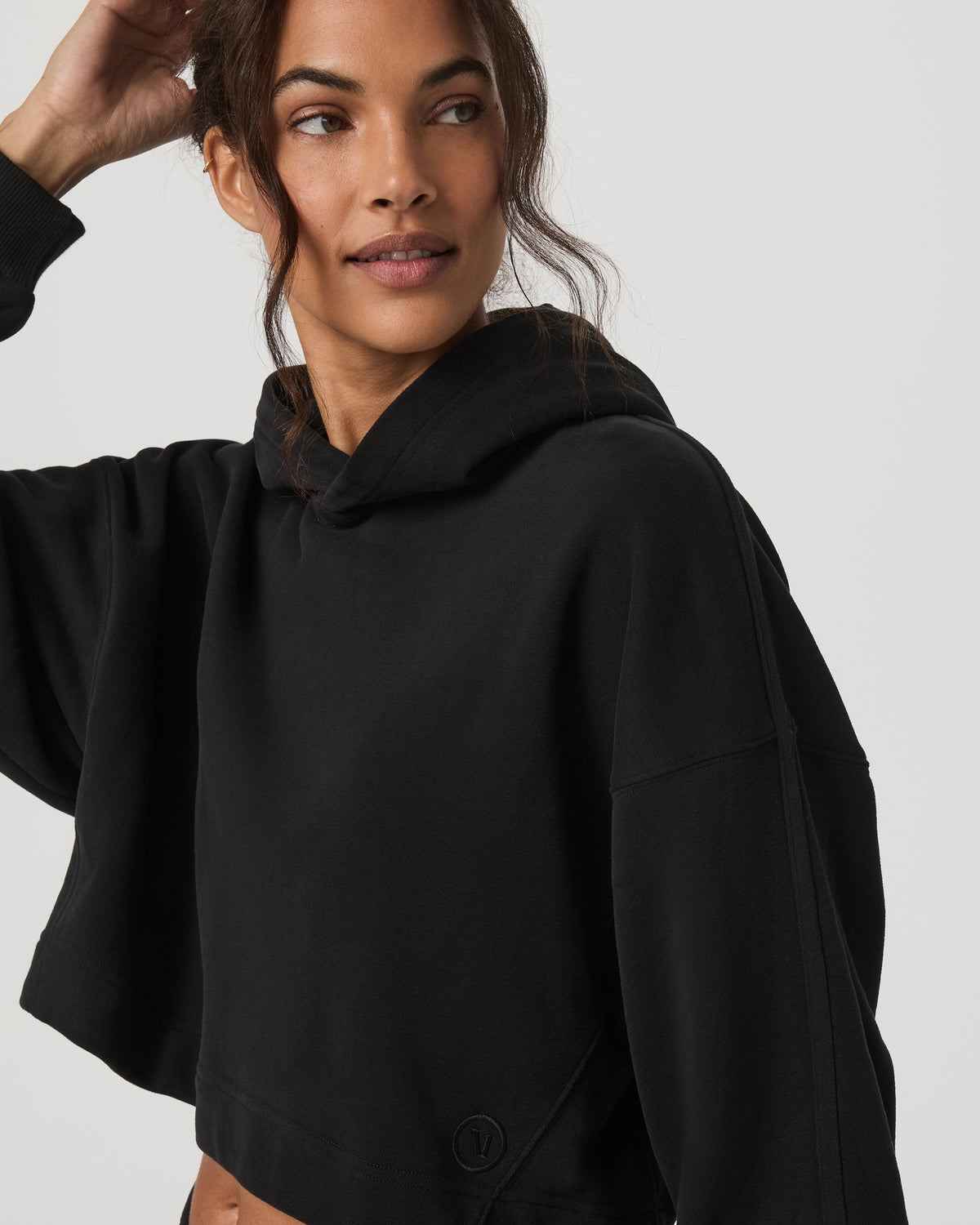 Sedona Pullover Hoodie Women's Black Oversized Hoodie - Vuori