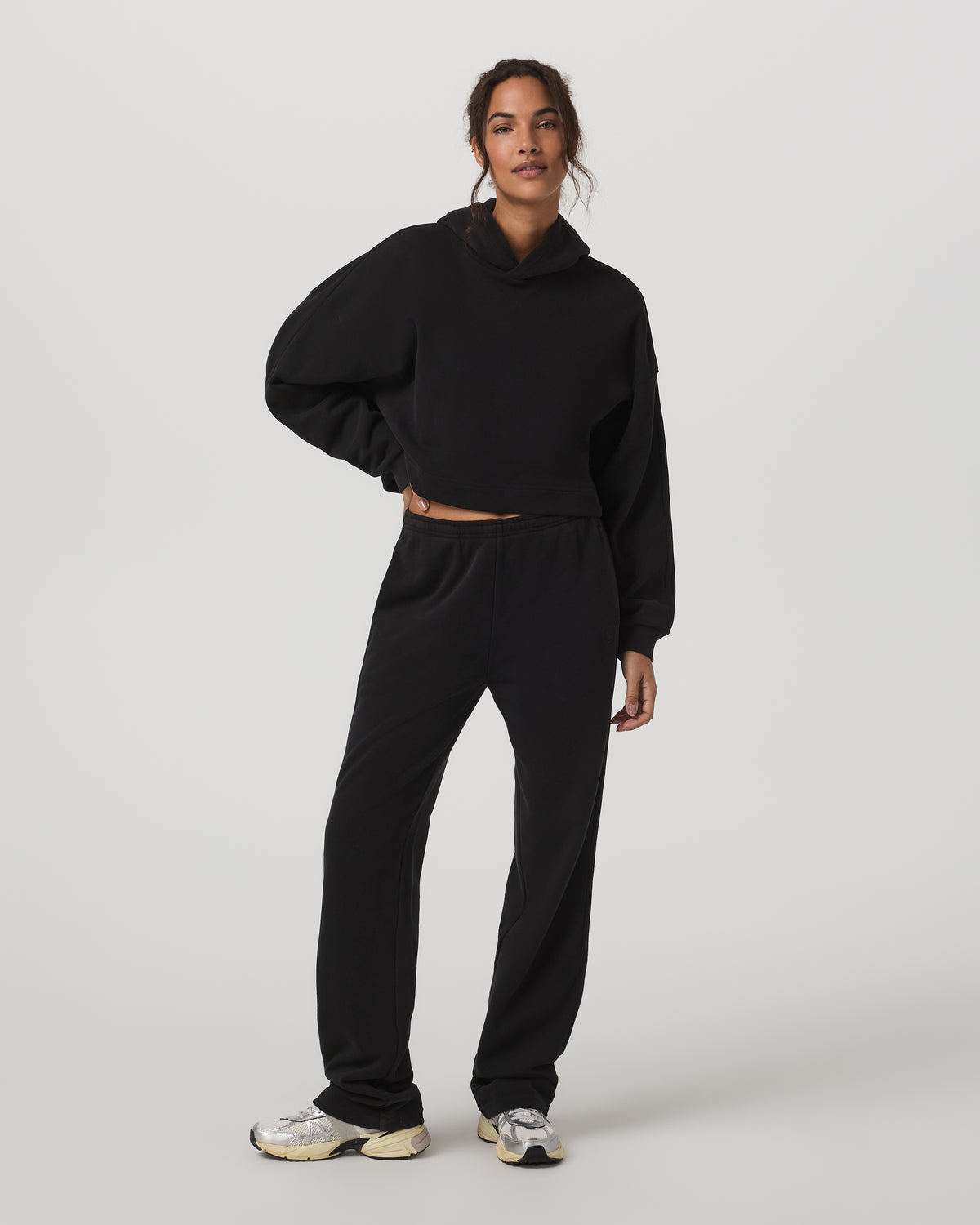 Sedona Pullover Hoodie Women's Black Oversized Hoodie - Vuori