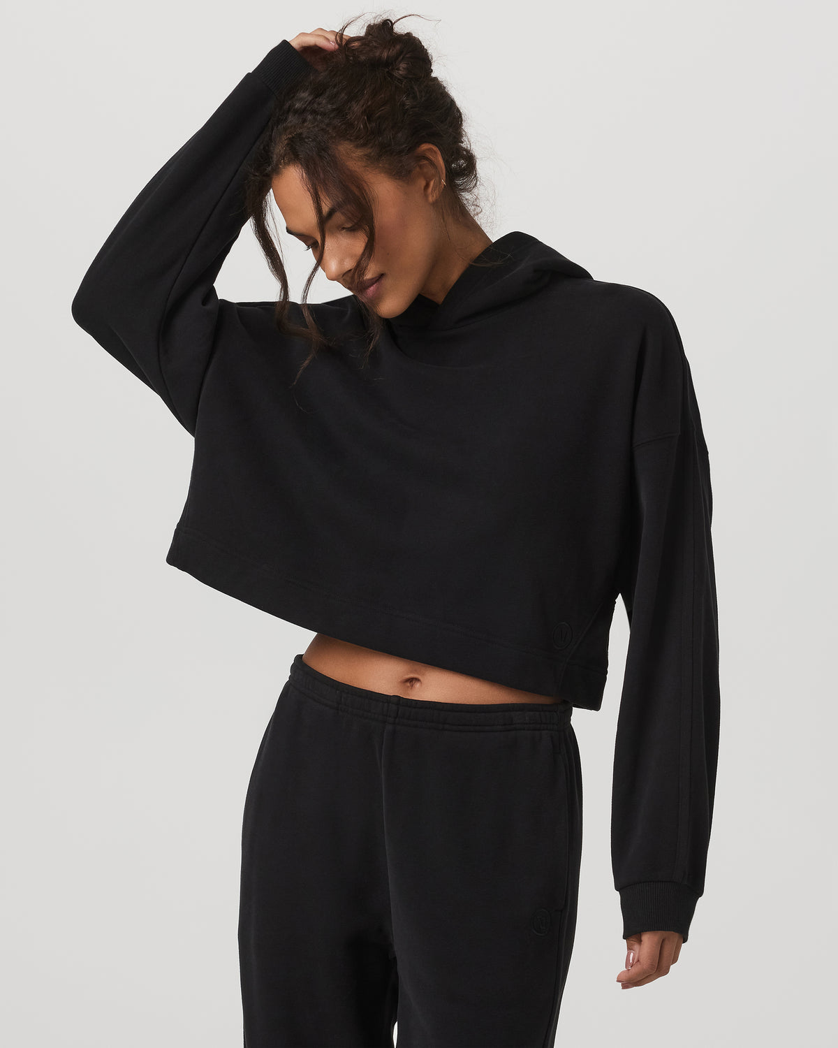 Sedona Pullover Hoodie Women's Black Oversized Hoodie - Vuori