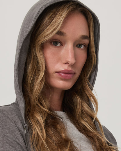 Halo Mini FZ Hoodie Women's Chia Heather Hoodie - Vuori