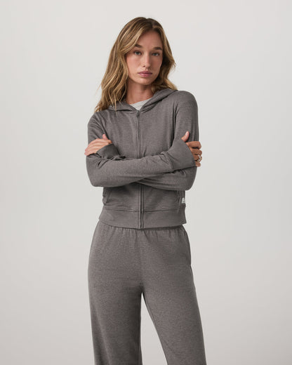 Halo Mini FZ Hoodie Women's Chia Heather Hoodie - Vuori