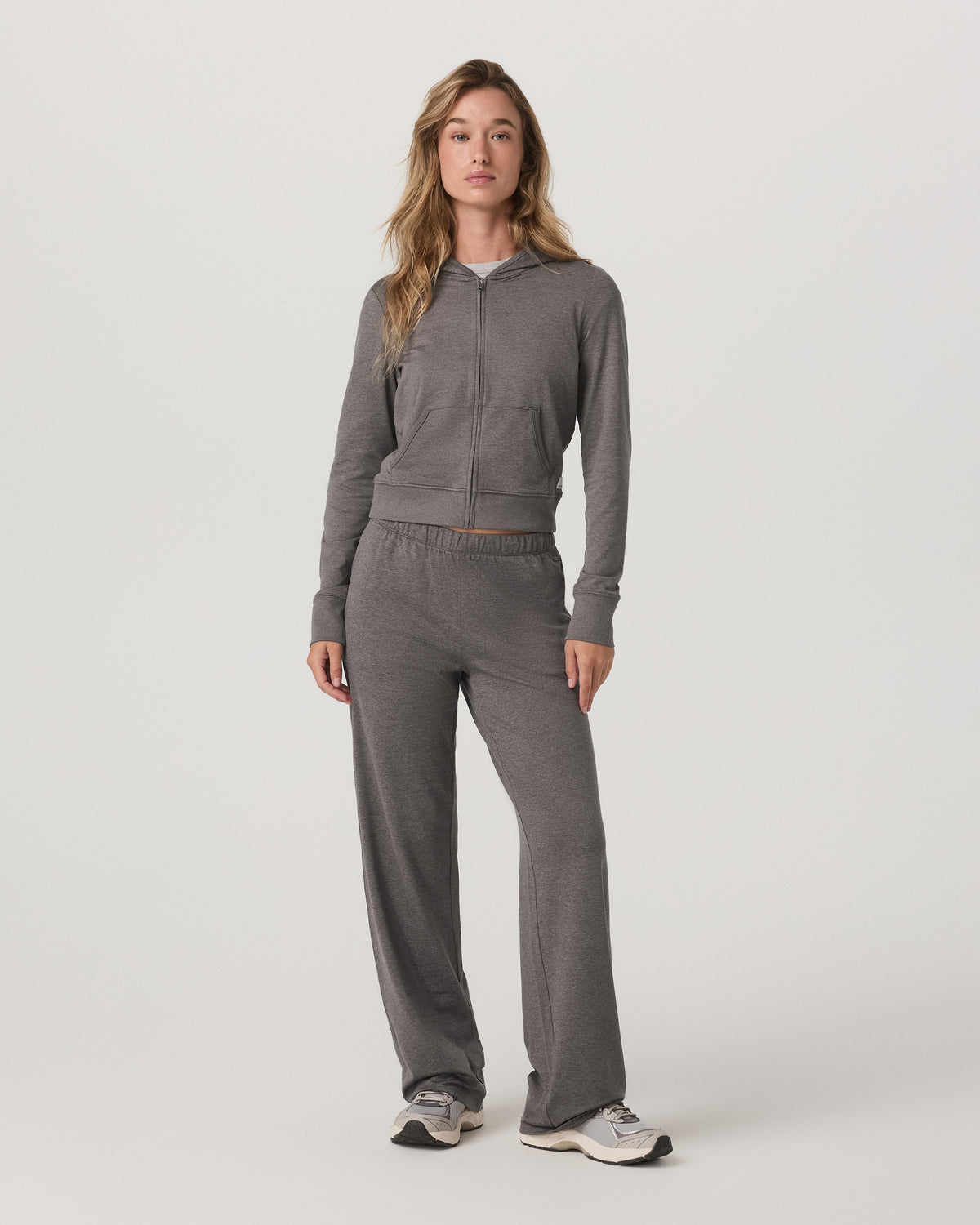 Halo Mini FZ Hoodie Women's Chia Heather Hoodie - Vuori