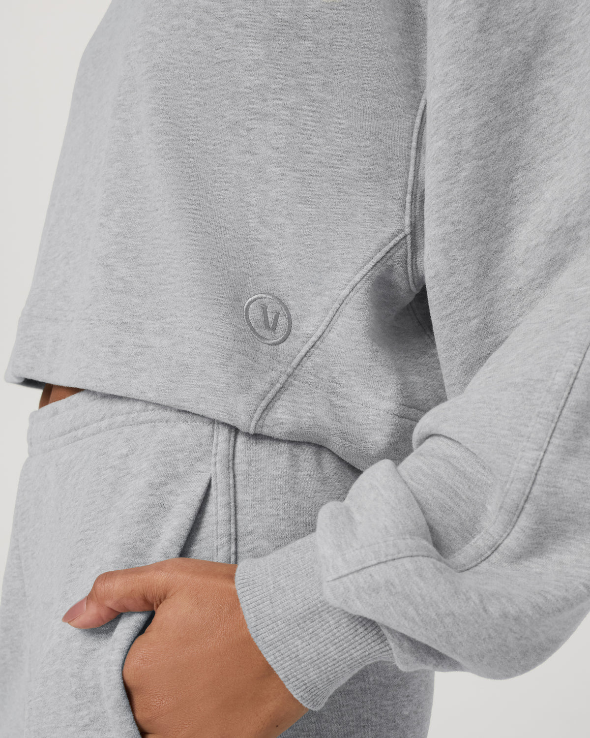 Sedona Pullover Hoodie Light Heather Grey Hoodie - Vuori