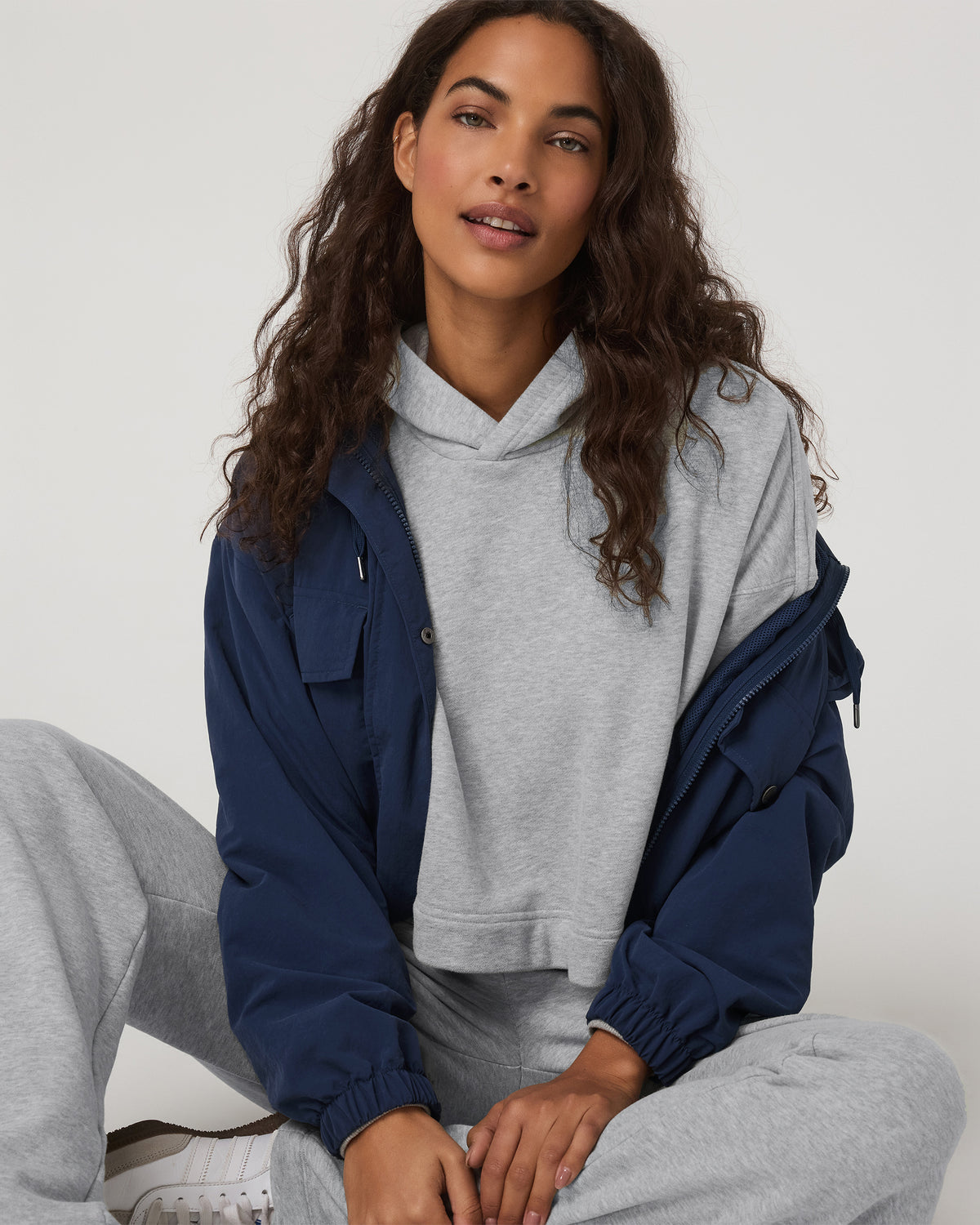 Sedona Pullover Hoodie Light Heather Grey Hoodie - Vuori