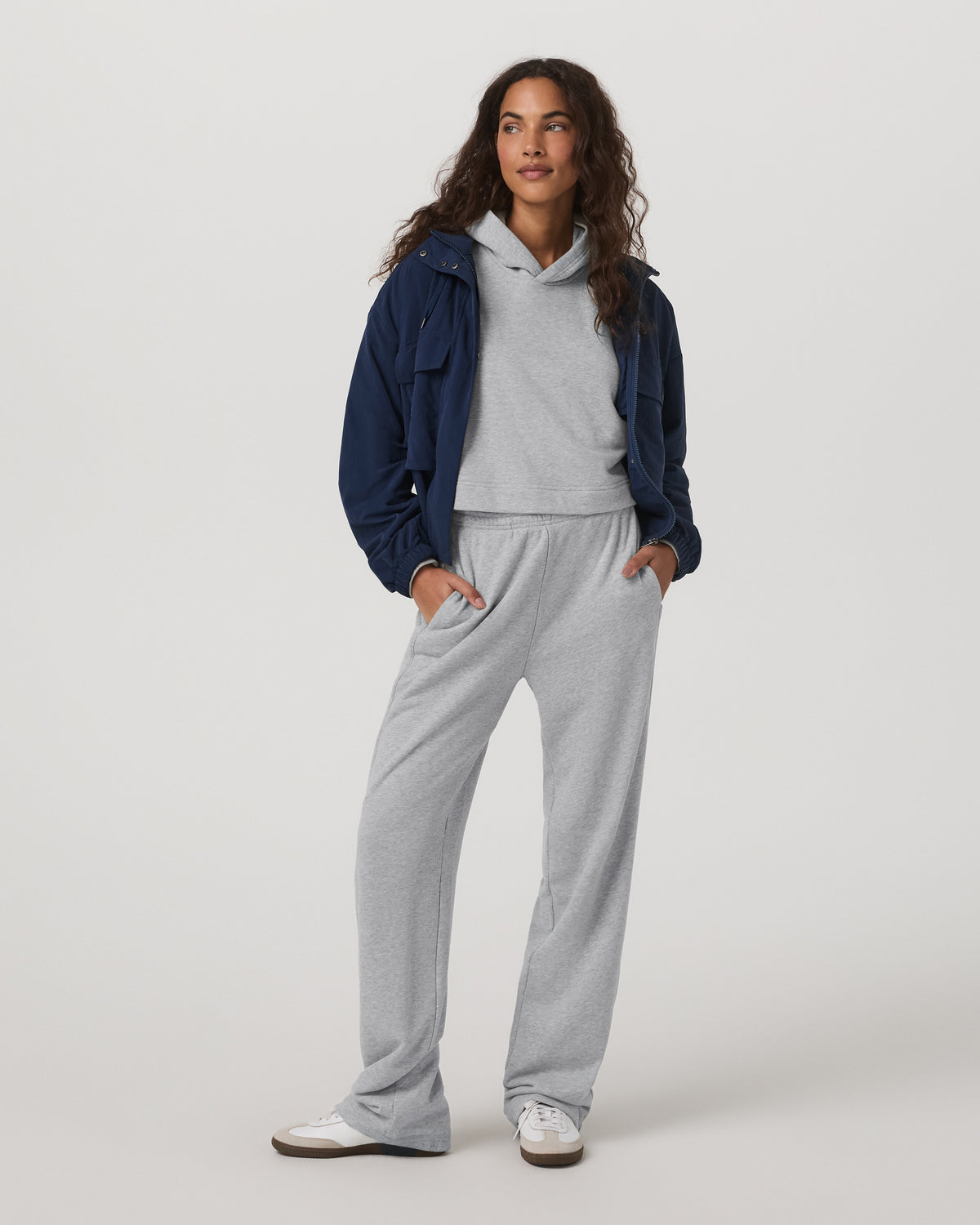 Sedona Pullover Hoodie Light Heather Grey Hoodie - Vuori