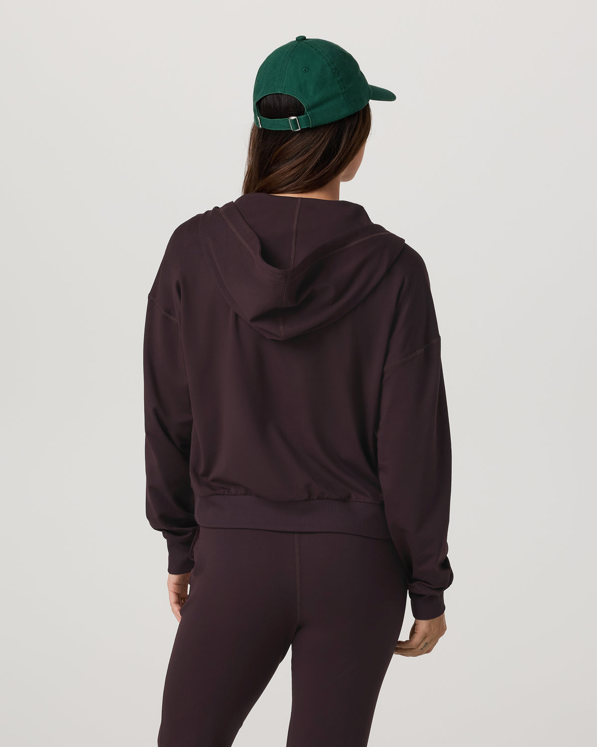 Halo Full Zip Hoodie Women's Raisin Hoodie - Vuori