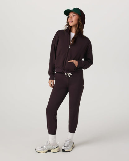 Halo Full Zip Hoodie Women's Raisin Hoodie - Vuori