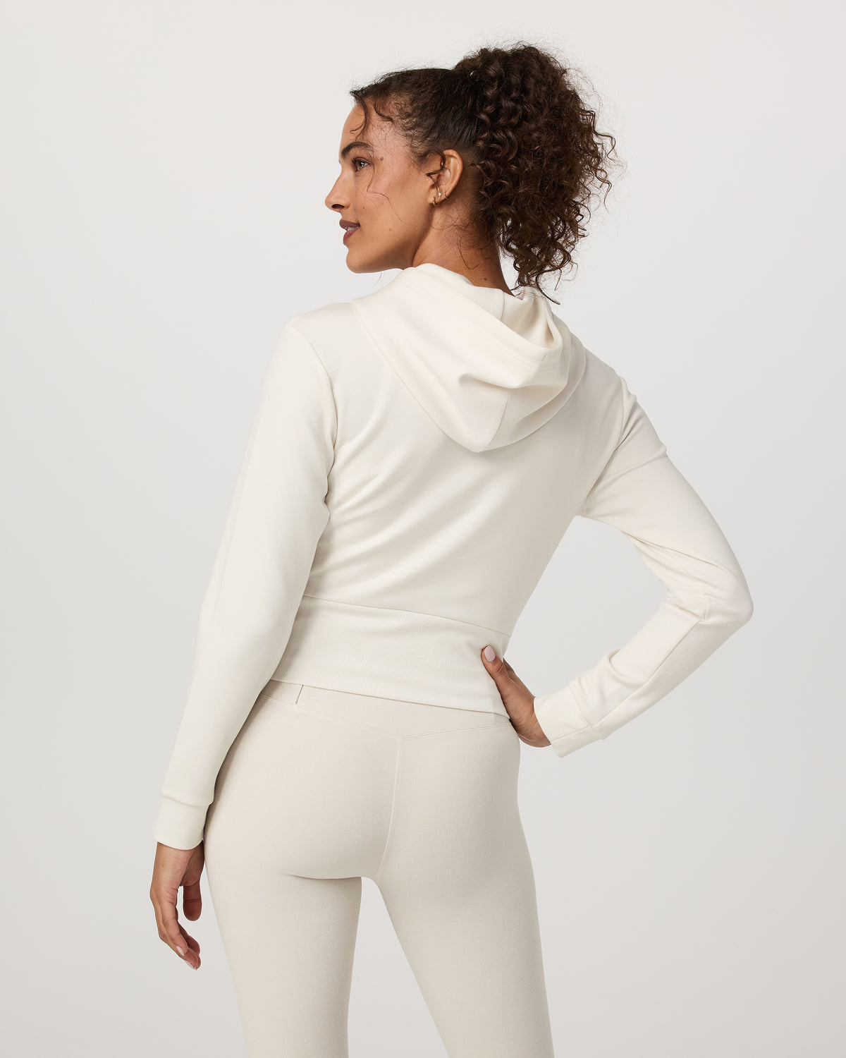 Compose Full Zip Hoodie Women's Marshmallow Jacket - Vuori