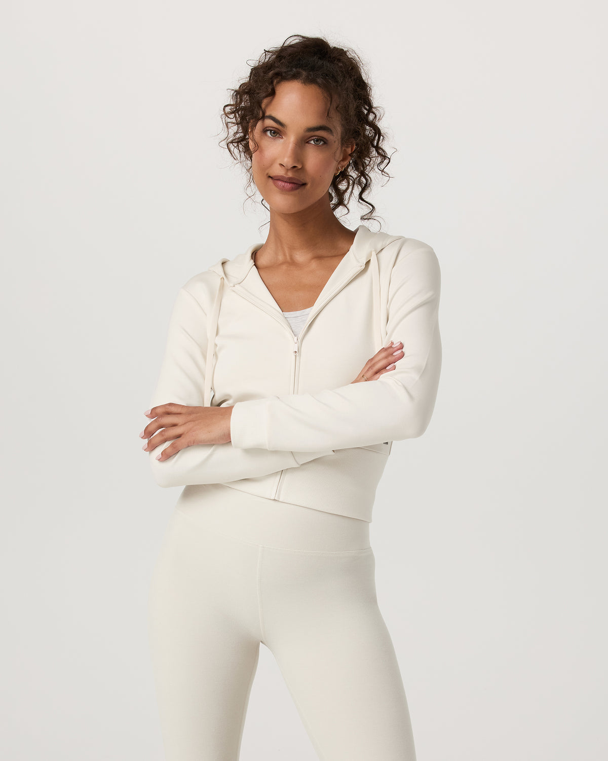 Compose Full Zip Hoodie Women's Marshmallow Jacket - Vuori