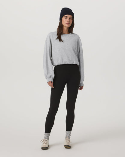 Sedona Bubble Crew Women's Light Heather Grey Crewneck - Vuori