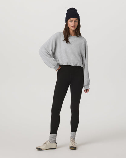 Sedona Bubble Crew Women's Light Heather Grey Crewneck - Vuori