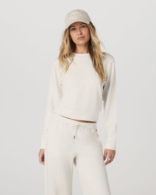 Compose Crew Marshmallow Pullover Fleece Sweatshirt - Vuori
