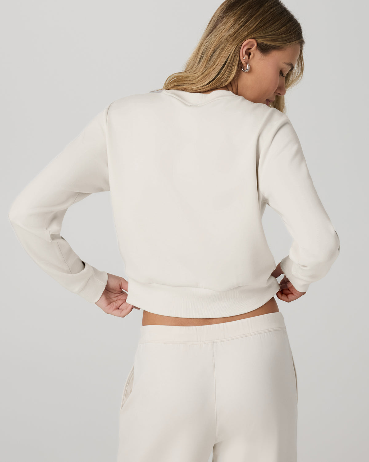 Compose Crew Marshmallow Pullover Fleece Sweatshirt - Vuori