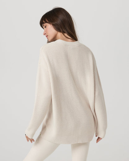Alps Boyfriend Cardigan Women's Marshmallow Sweater - Vuori