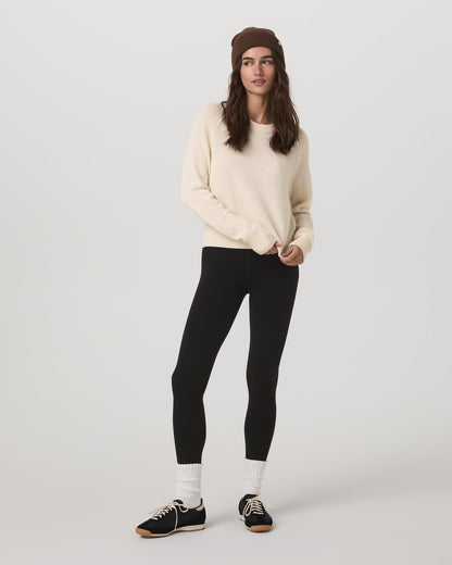 Émilie Cashmere Crew Women's Porcelain Pullover - Vuori