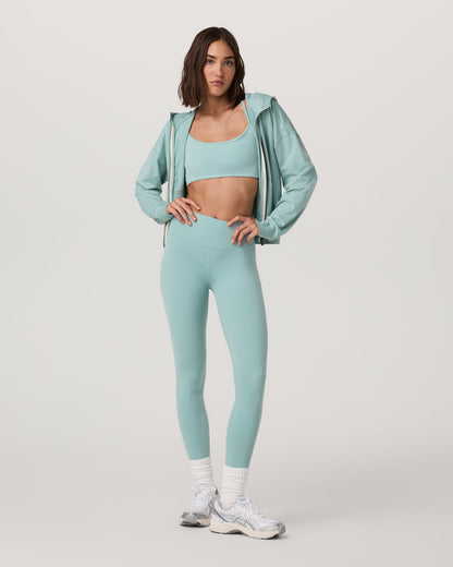 Halo Modern Full Zip Hoodie Sea Spray Heather - Vuori