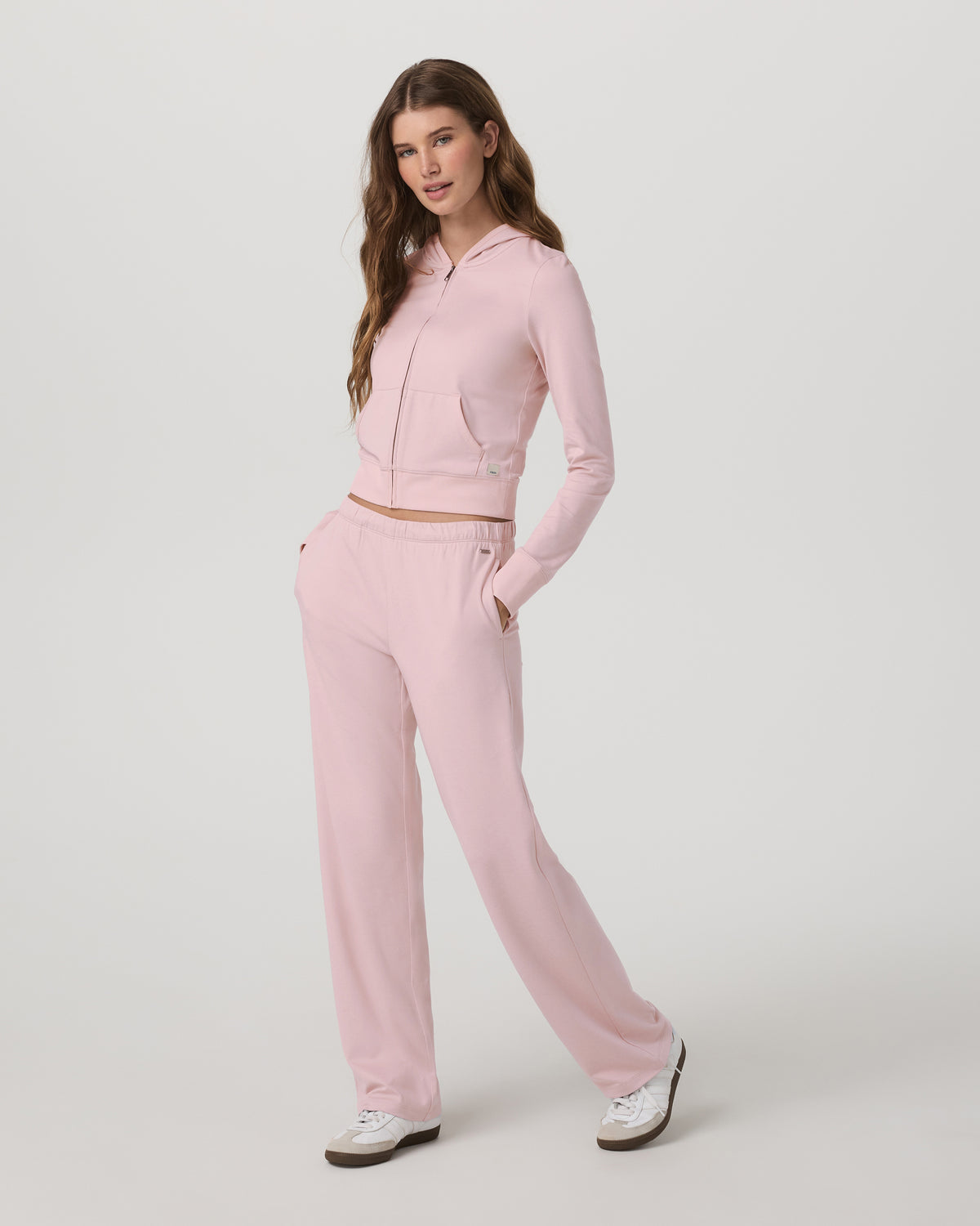 Halo Mini FZ Hoodie Women's Vintage Rose Hoodie - Vuori
