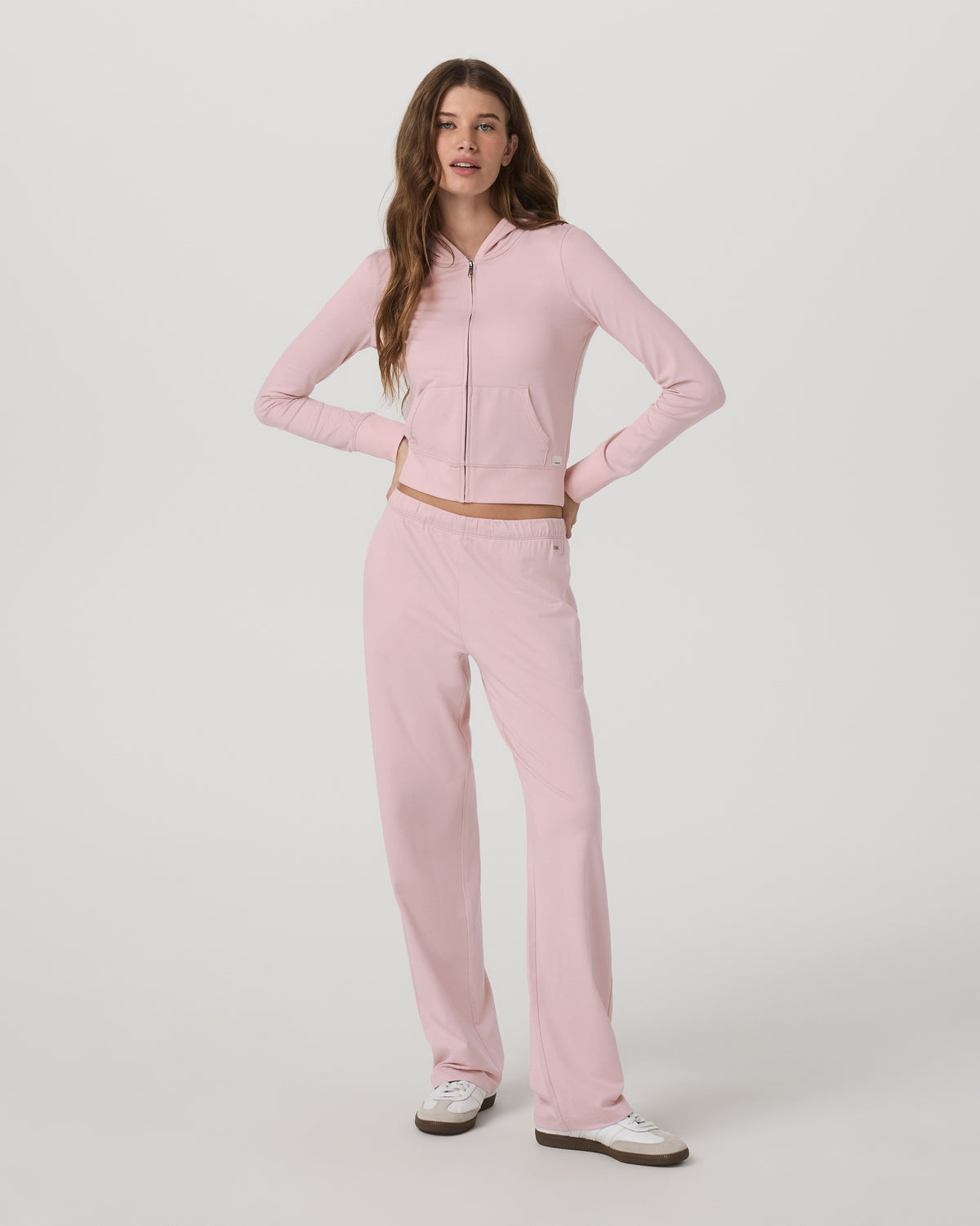 Halo Mini FZ Hoodie Women's Vintage Rose Hoodie - Vuori