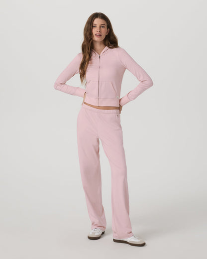 Halo Mini FZ Hoodie Women's Vintage Rose Hoodie - Vuori