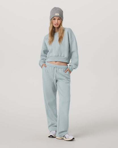 Restore Mini Crew Women's Blue Haze Crewneck - Vuori