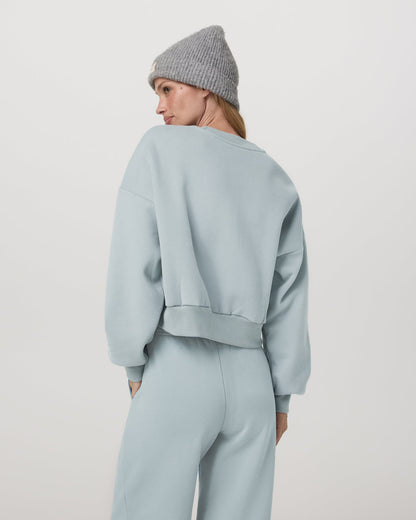 Restore Mini Crew Women's Blue Haze Crewneck - Vuori